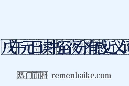 戊午元日读书至夜分有感近义词是什么意思的图片